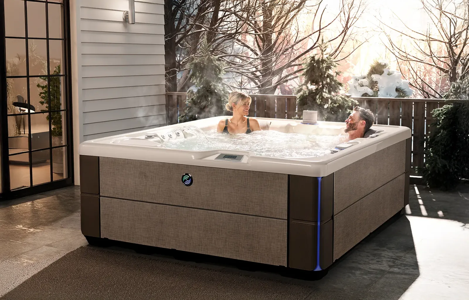 Wanna spa w ogrodzie