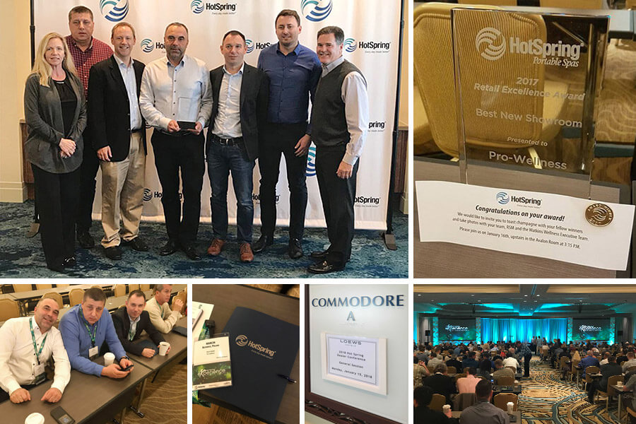 Podczas konferencji The Hot Spring Experience 2018 Nasz obiekt Pro-Wellness Park otrzymał tytuł "Best New Showroom"